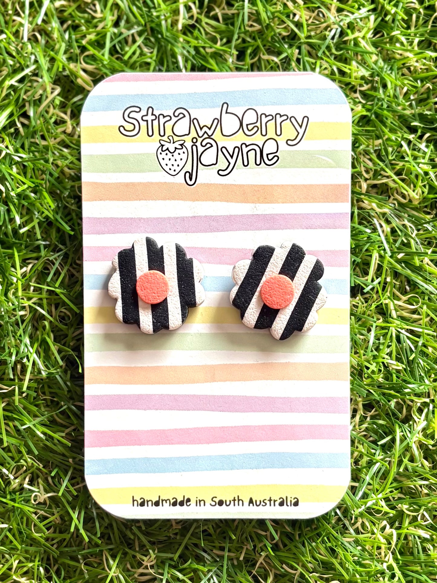 SASSY IN HER STRIPES - Mega Stud (Colour Variations)