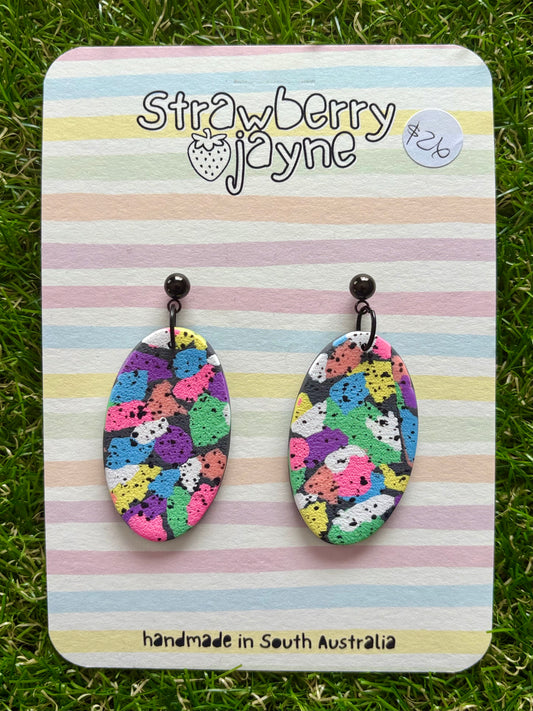 SPLATTERED ALLSORTS - Maxi Dangle