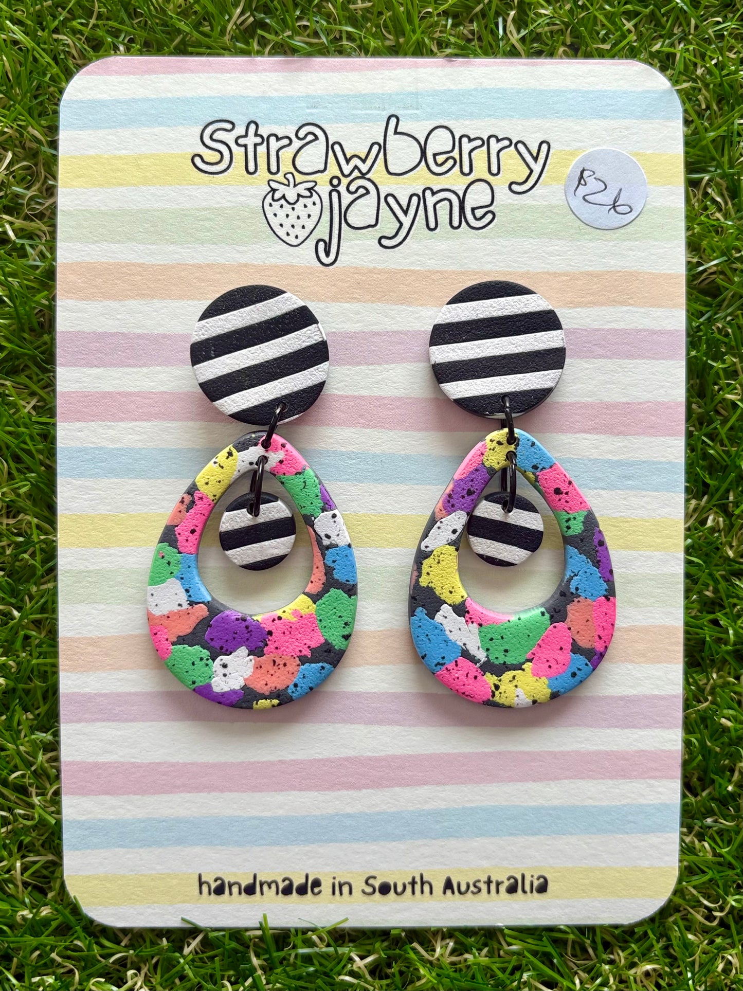 SPLATTERED ALLSORTS - Maxi Dangle