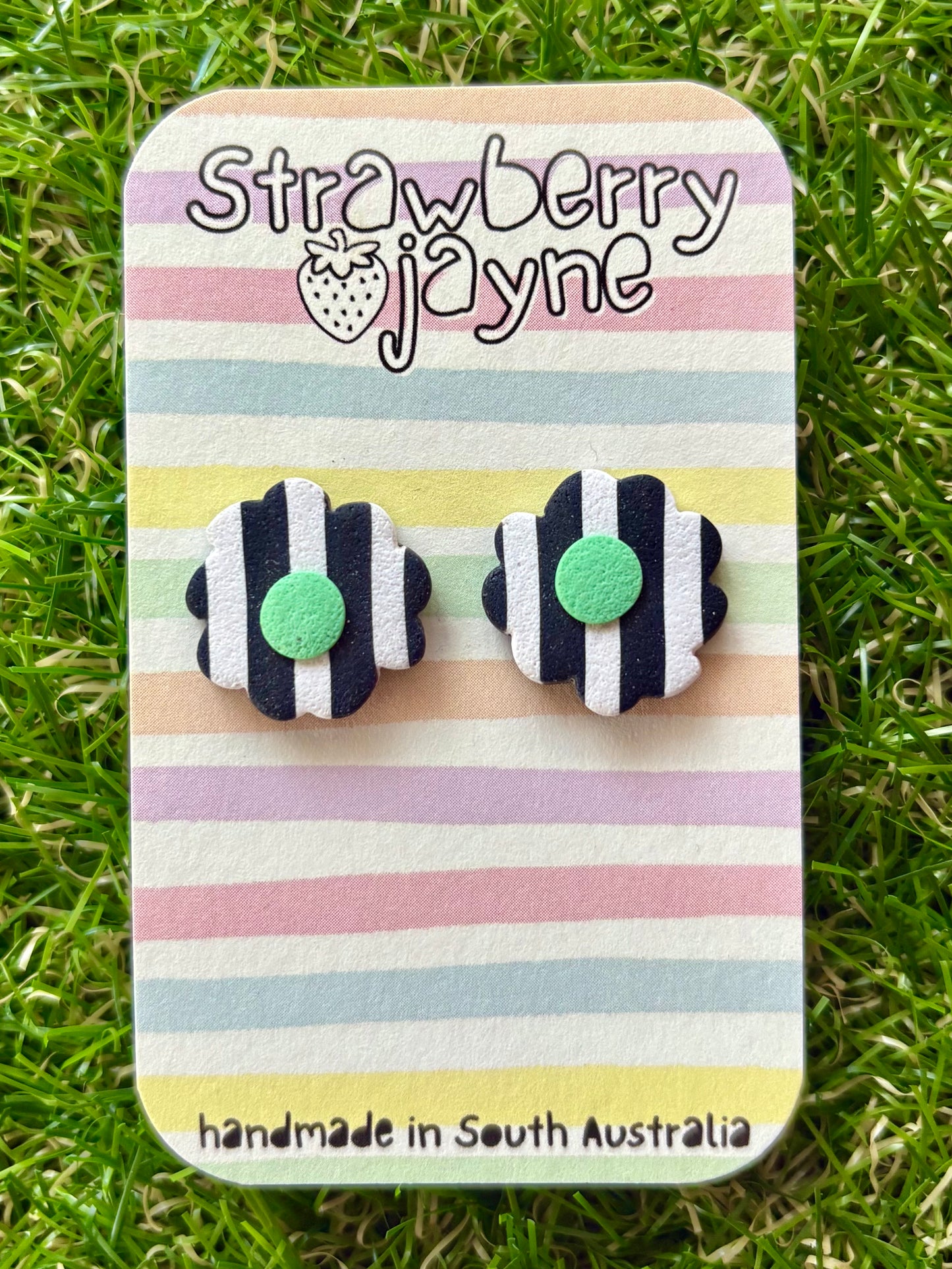 SASSY IN HER STRIPES - Mega Stud (Colour Variations)