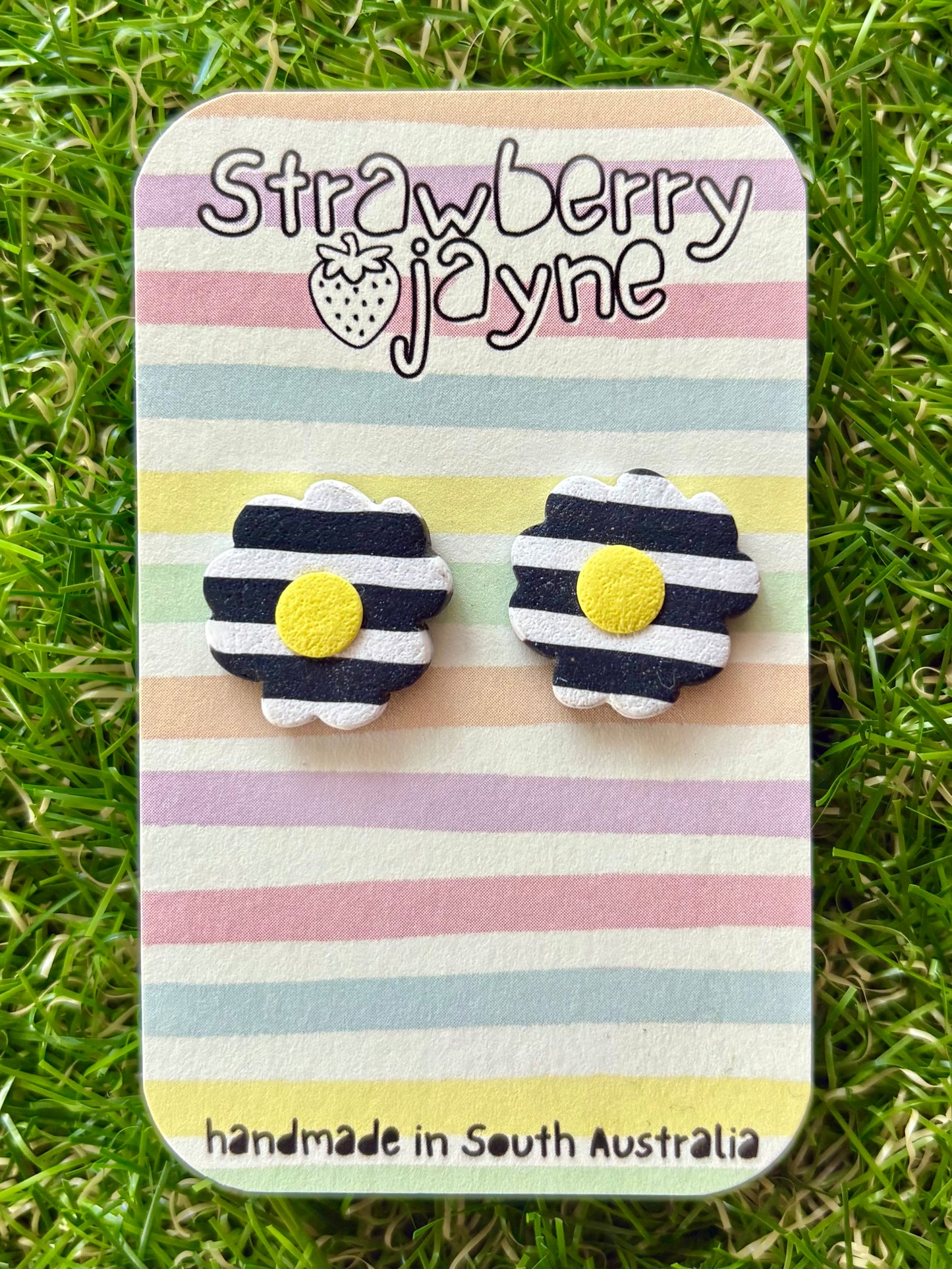 SASSY IN HER STRIPES - Mega Stud (Colour Variations)